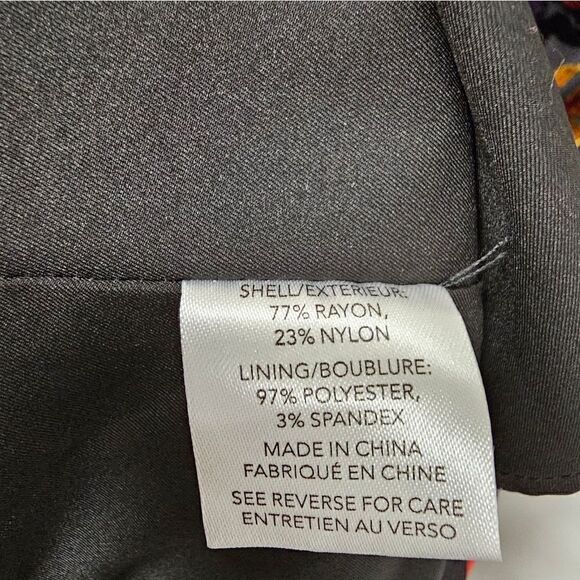 MILLY Gynn Velvet Floral Burnout Midi Dress - Size 0 - Picture 8 of 8